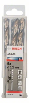    HSS-Co , DIN 338 Bosch 2608585901 (2.608.585.901)